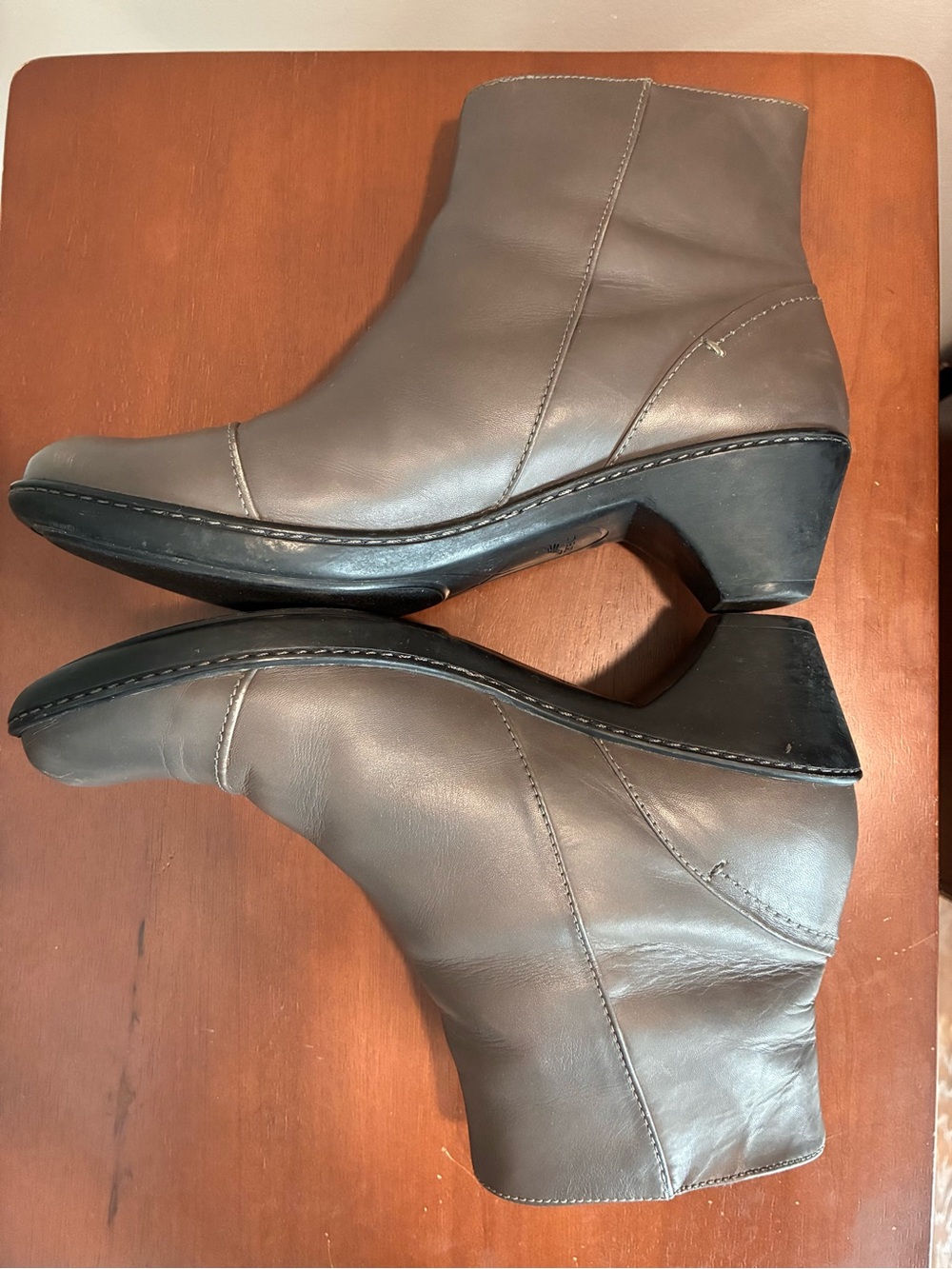 DANSKO Womens Billie Leather Ankle Boots Sz 40 Women’s Sz 9.5-10 Burnished Gray - Picture 6 of 14